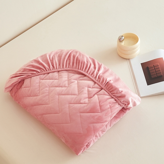 91家纺网 家纺一手货源 找家纺 （总）寝柔家纺 2025新款秋冬超柔宝宝绒加厚夹棉床笠