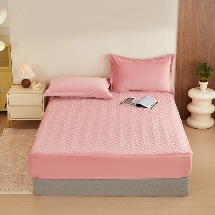 91家纺网 家纺一手货源 找家纺 （总）寝柔家纺 2025新款秋冬超柔宝宝绒加厚夹棉床笠