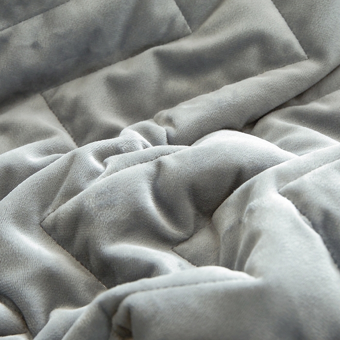91家纺网 家纺一手货源 找家纺 寝柔家纺 2025新款秋冬超柔宝宝绒加厚夹棉床笠 气质灰