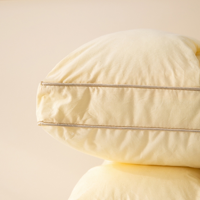 91家纺网 家纺一手货源 找家纺 （总）仁宇枕业 2025新款新品 全棉防雨布枕头云朵释压双层面包舒适高枕头枕芯