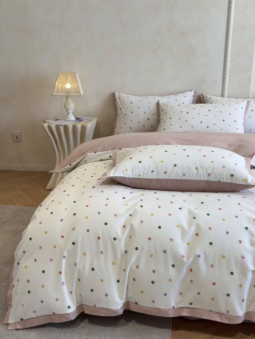 91家纺网 家纺一手货源 找家纺 （总）柏薇 2025新款秋冬新品全棉磨毛印花高定工艺款四件套