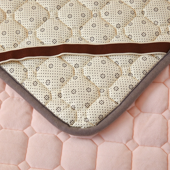 91家纺网 家纺一手货源 找家纺 （总）丽诺 2022新款宝宝绒防滑纯色床褥