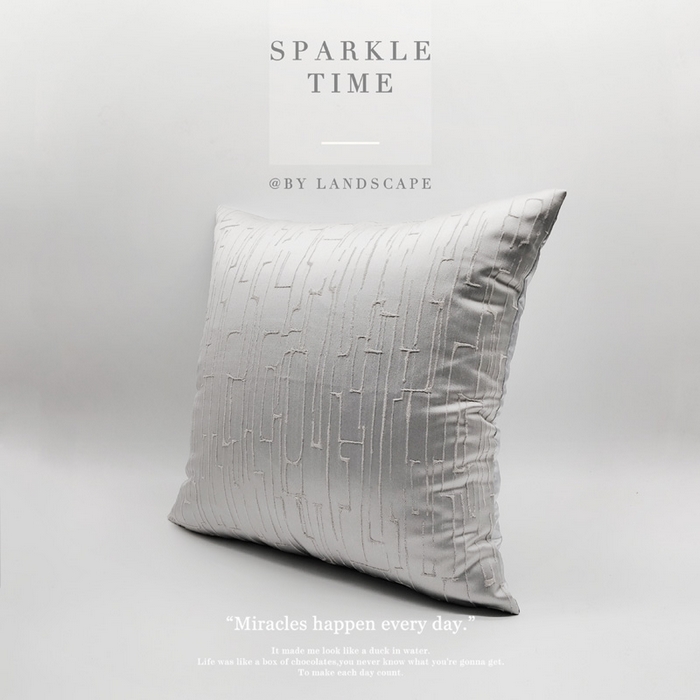 91家纺网 家纺一手货源 找家纺 澜屿 新款特价高精密提花方枕赠品枕芯 月光