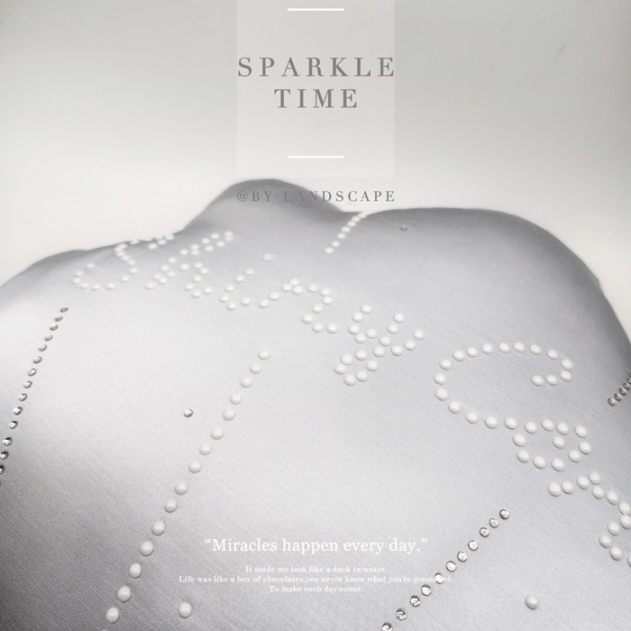 91家纺网 家纺一手货源 找家纺 澜屿 新款珍珠贝壳双钻小抱枕装饰枕腰枕枕芯 灰色