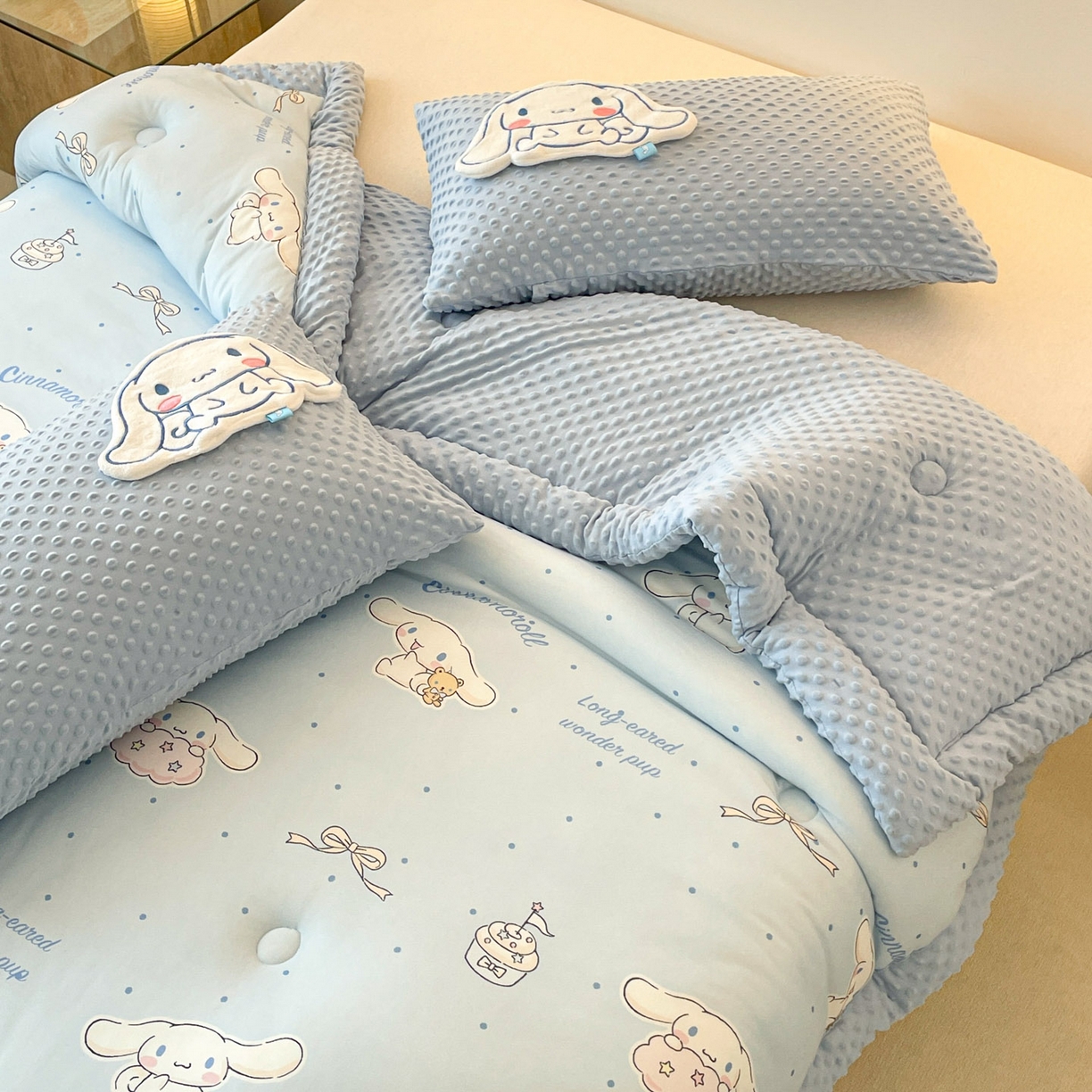 91家纺网 家纺一手货源 找家纺 （总）花满路 2025新款儿童秋冬豆豆被