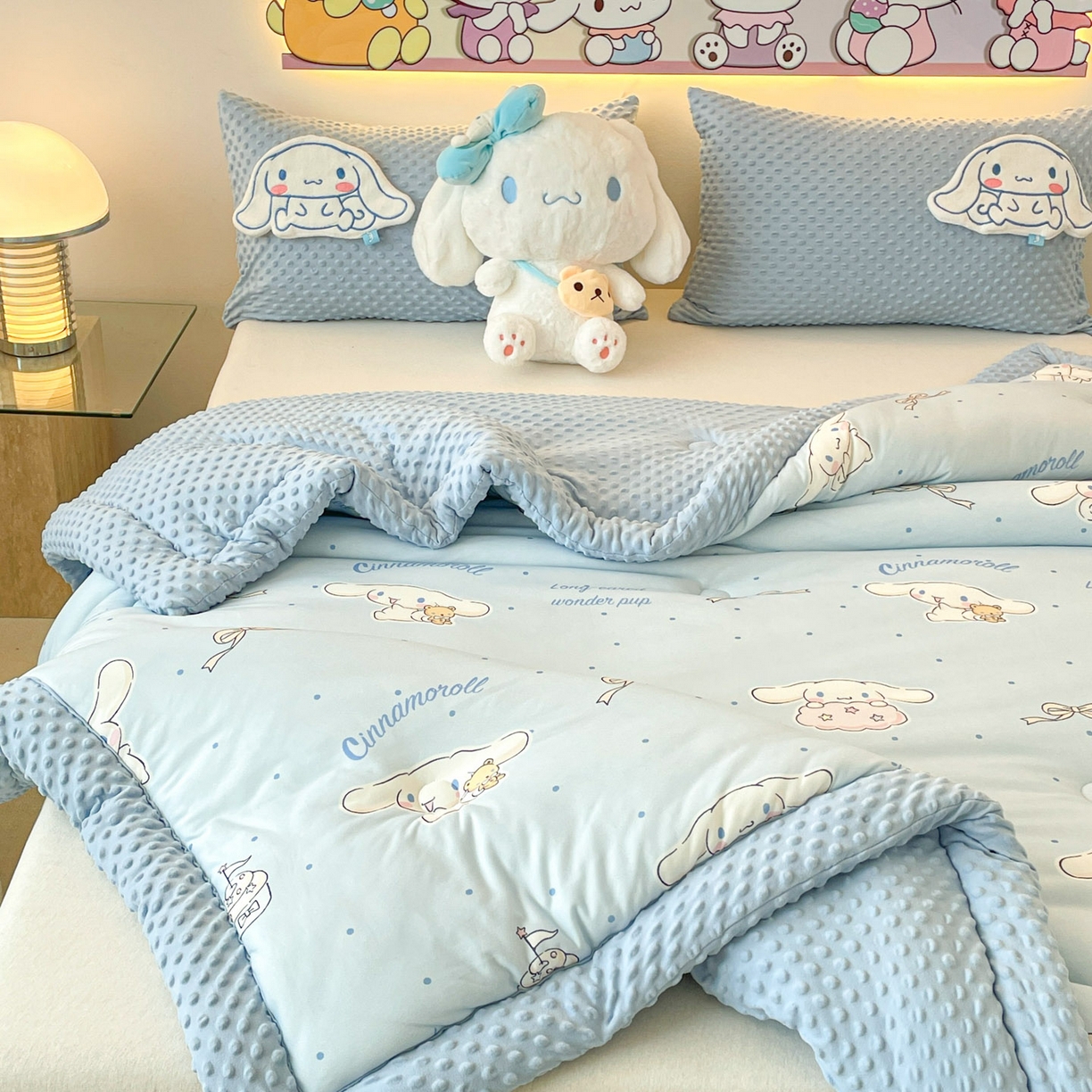 91家纺网 家纺一手货源 找家纺 （总）花满路 2025新款儿童秋冬豆豆被