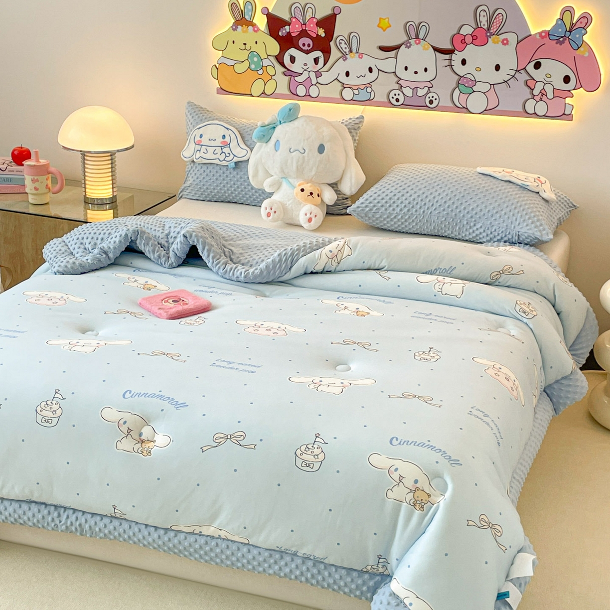 91家纺网 家纺一手货源 找家纺 （总）花满路 2025新款儿童秋冬豆豆被