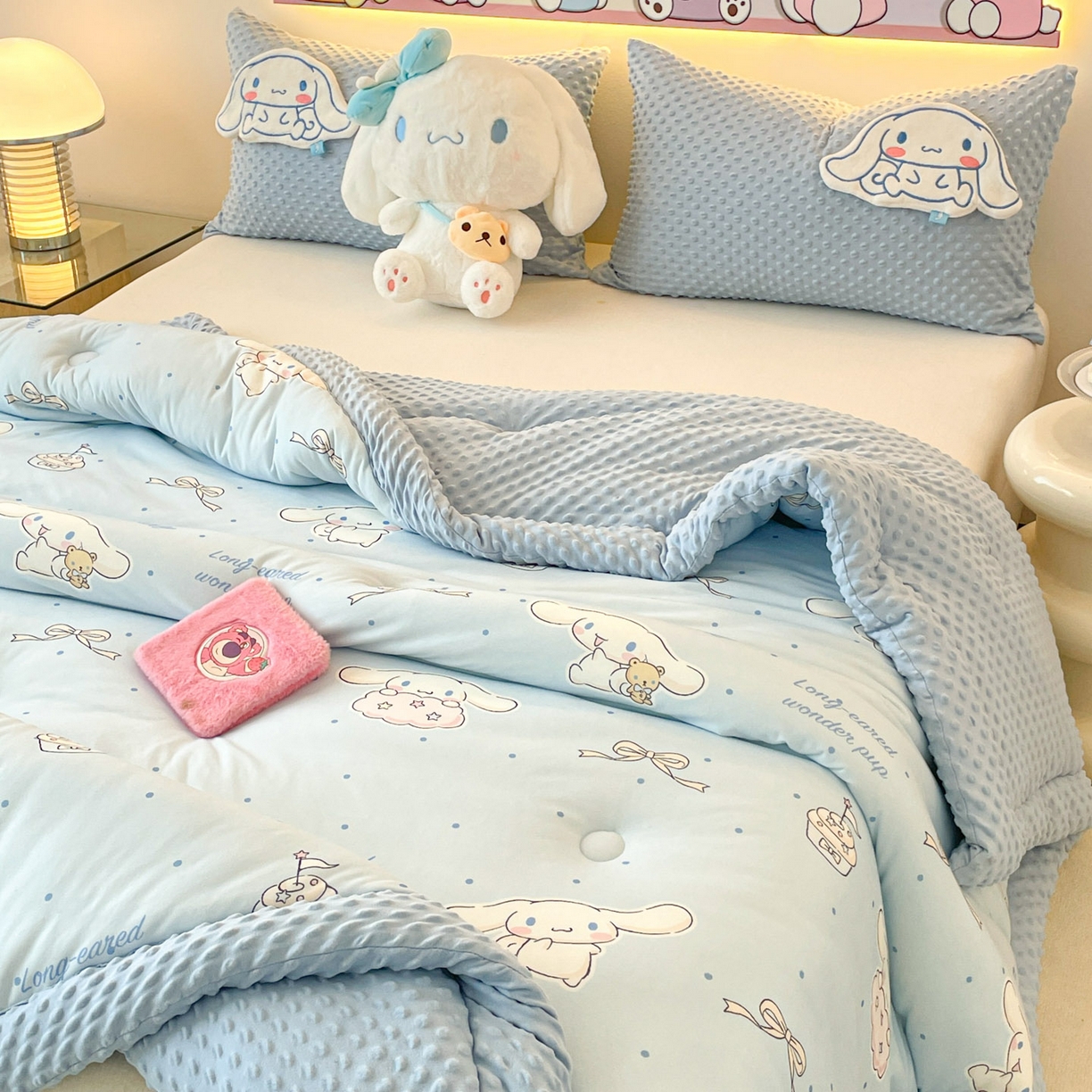 91家纺网 家纺一手货源 找家纺 （总）花满路 2025新款儿童秋冬豆豆被