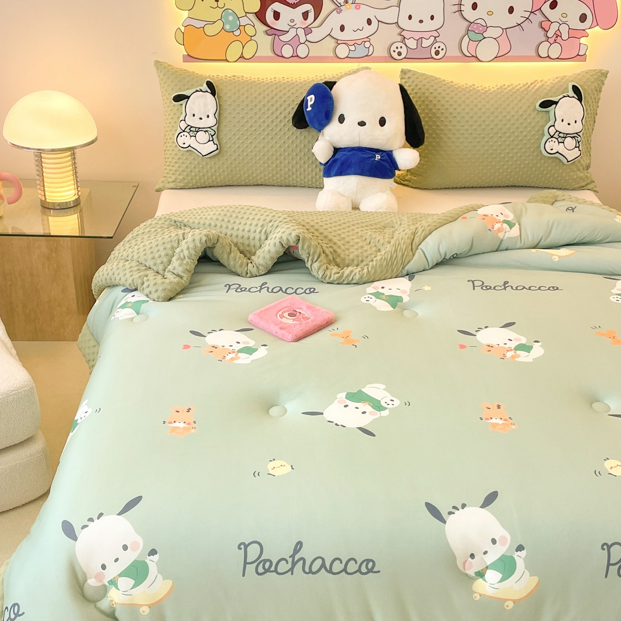 91家纺网 家纺一手货源 找家纺 花满路 2025新款儿童秋冬豆豆被 卡帕狗伙伴