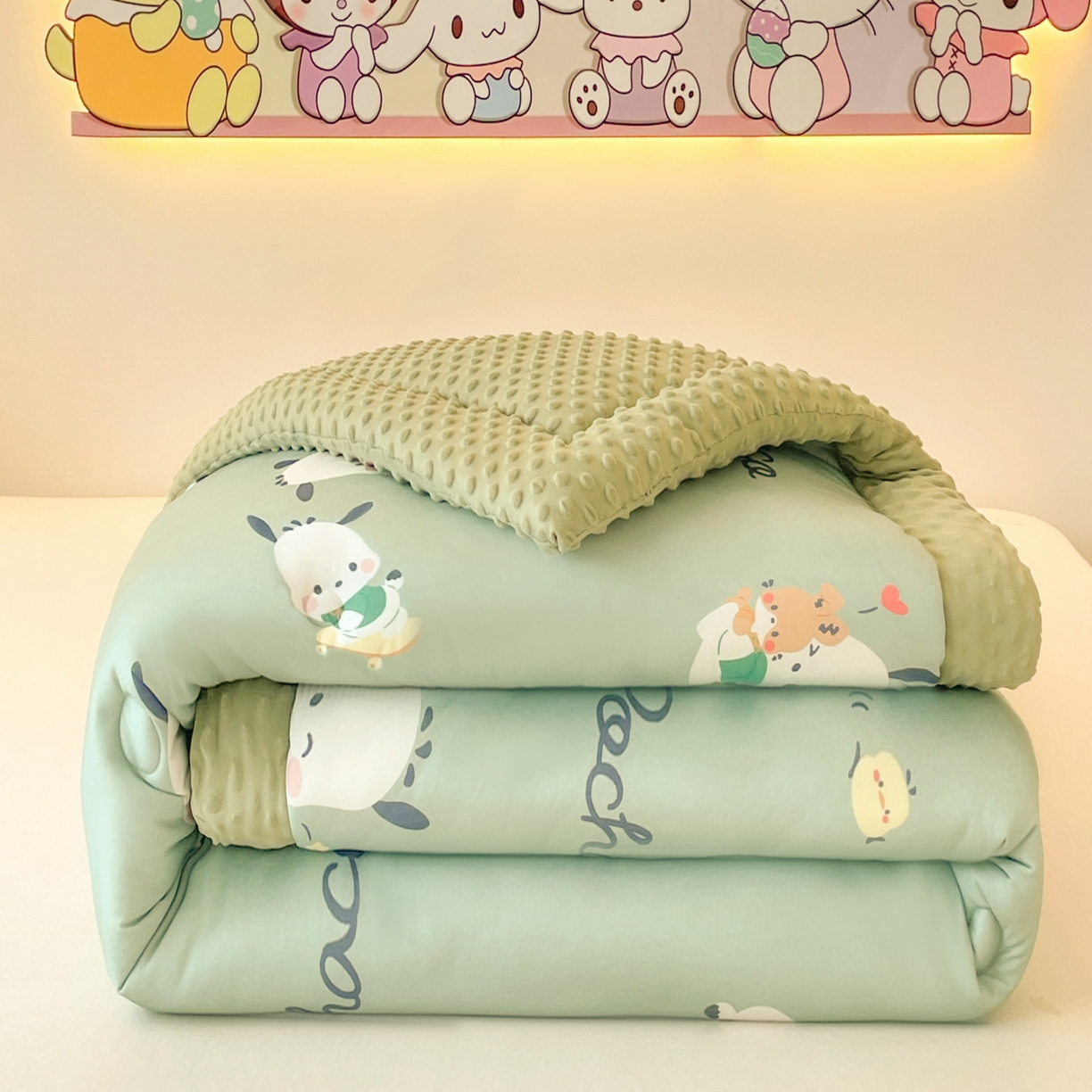 花满路 2025新款儿童秋冬豆豆被 卡帕狗伙伴