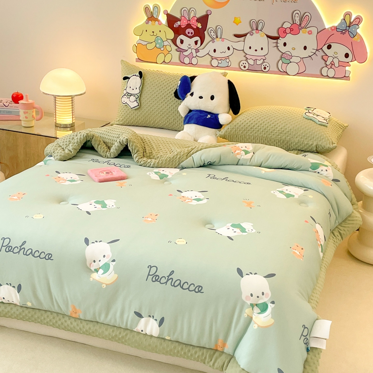 91家纺网 家纺一手货源 找家纺 花满路 2025新款儿童秋冬豆豆被 卡帕狗伙伴