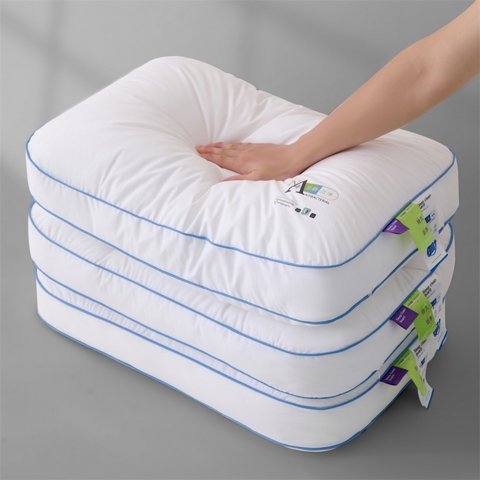 91家纺网 家纺一手货源 找家纺 （总）仁宇枕业 2025新款新品 全棉三防洁净酒店舒适枕头定型枕头枕芯