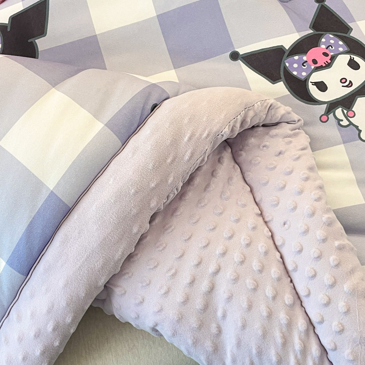 91家纺网 家纺一手货源 找家纺 花满路 2025新款儿童秋冬豆豆被 元气库洛米