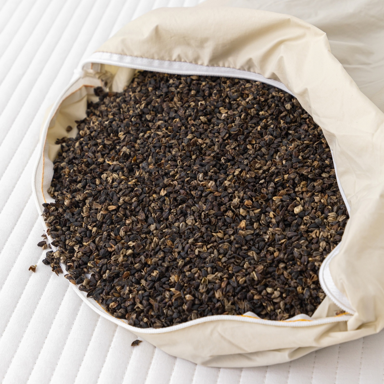 91家纺网 家纺一手货源 找家纺 （总）仁宇枕业 2025新款新品 全棉双层纱格子款象猫猫系列荞麦枕头枕芯