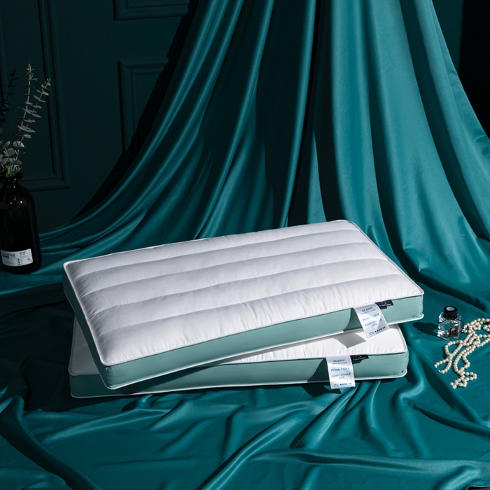 91家纺网 家纺一手货源 找家纺 （总）仁宇枕业 2025新款新品 长绒棉糯敢低枕头枕芯