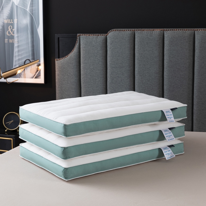 91家纺网 家纺一手货源 找家纺 （总）仁宇枕业 2025新款新品 长绒棉糯敢低枕头枕芯