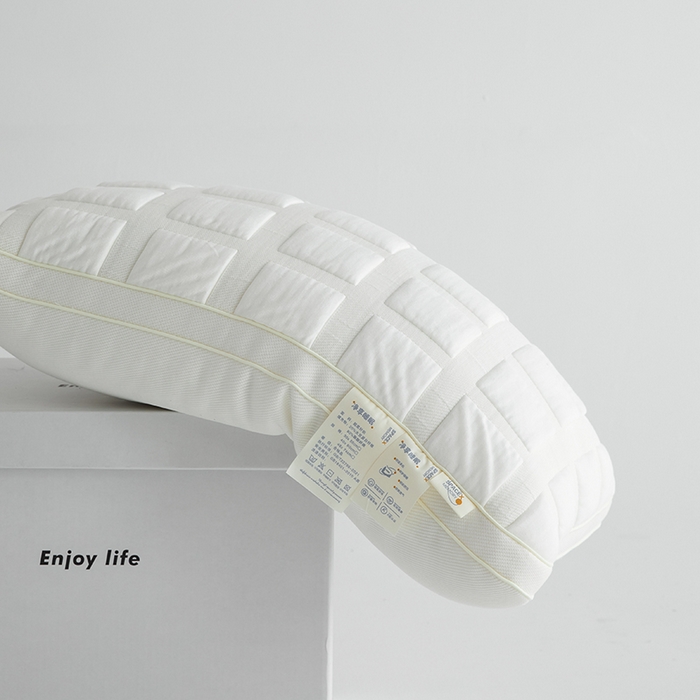 91家纺网 家纺一手货源 找家纺 （总）仁宇枕业 2025新款新品 针织提花吐司枕芯法式面包枕头枕芯