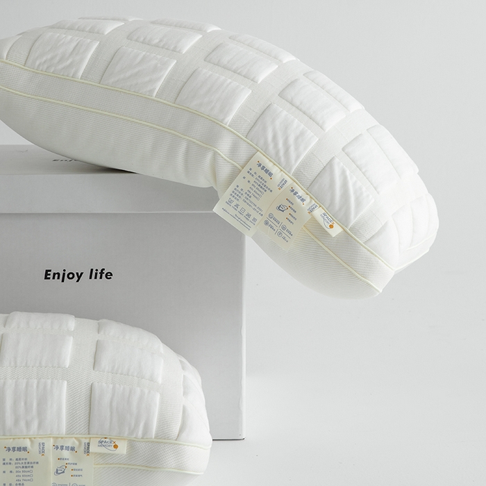 91家纺网 家纺一手货源 找家纺 （总）仁宇枕业 2025新款新品 针织提花吐司枕芯法式面包枕头枕芯