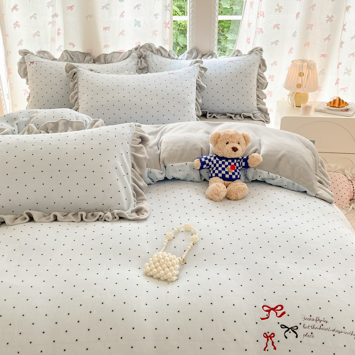 91家纺网 家纺一手货源 找家纺 （总）花满路 2025新款成人牛奶绒四件套