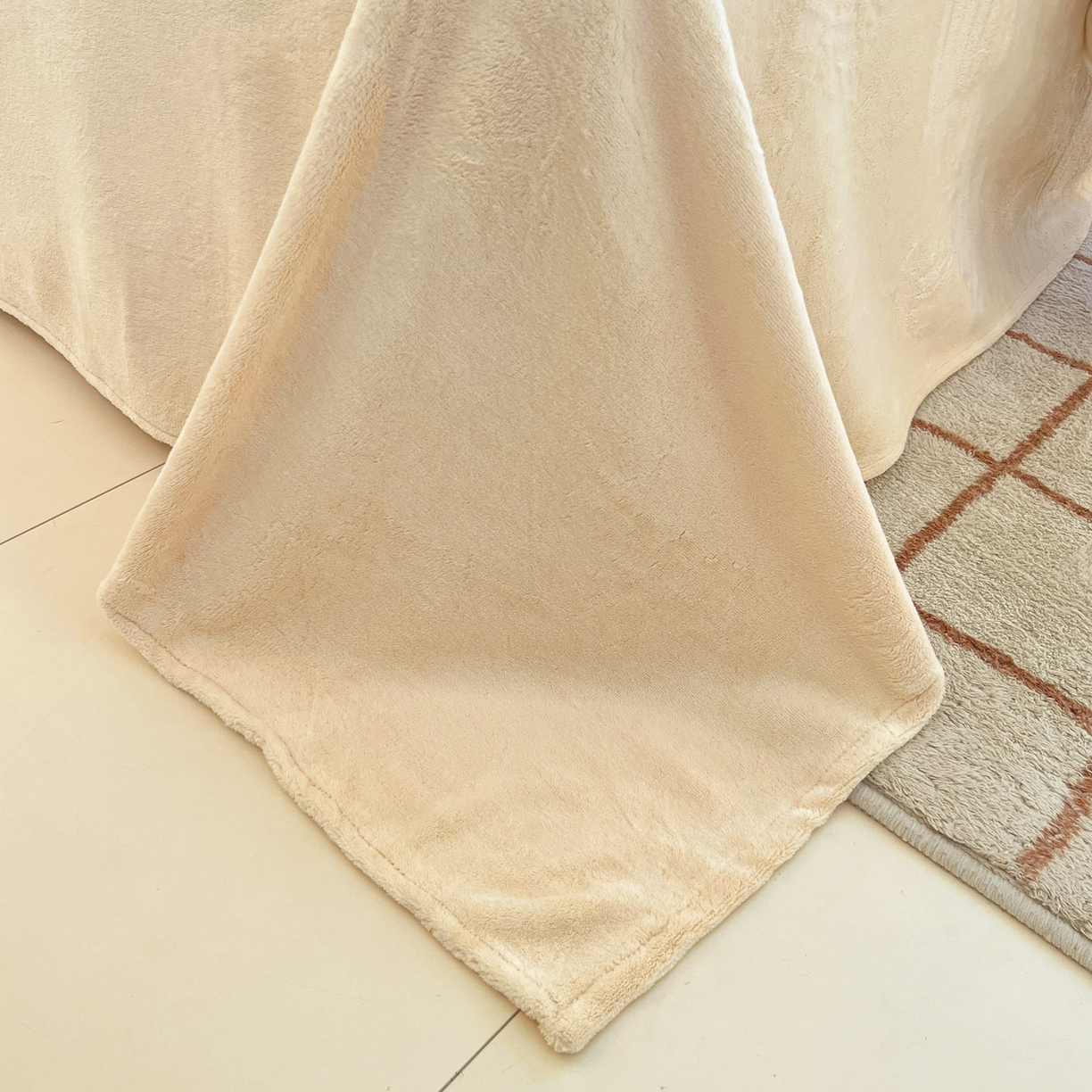 91家纺网 家纺一手货源 找家纺 慕澄家居 2025新款花边款牛奶绒印花四件套 花边款-奶奶可爱