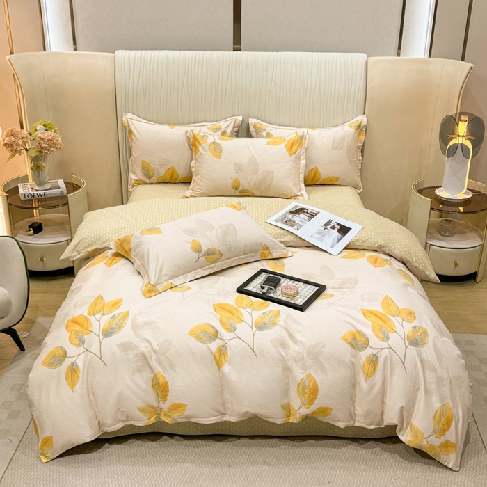 91家纺网 家纺一手货源 找家纺 （总）木易家居 2025新款100%全棉纯棉加厚四件套（礼盒包装）（提供买家秀）