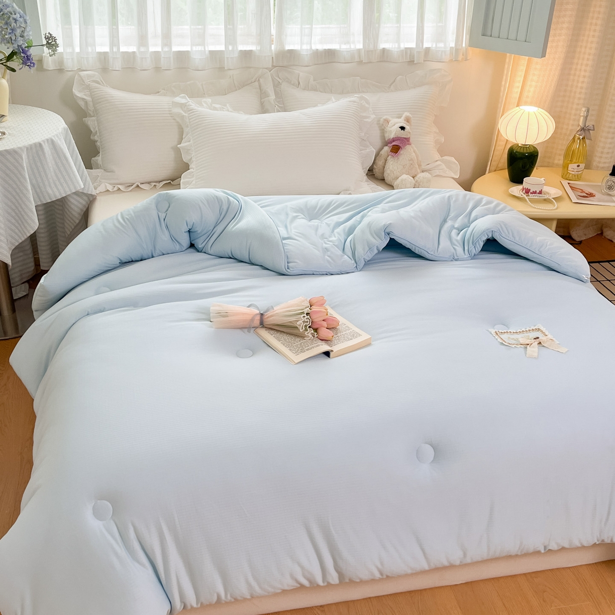 91家纺网 家纺一手货源 找家纺 （总）花满路 2025新款成人秋冬被子被芯