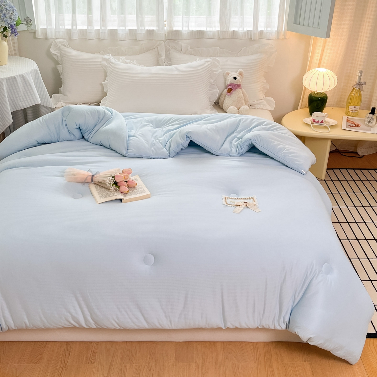 91家纺网 家纺一手货源 找家纺 （总）花满路 2025新款成人秋冬被子被芯