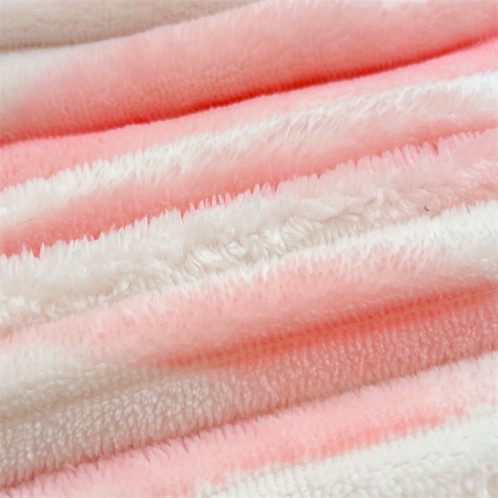 91家纺网 家纺一手货源 找家纺 梦舒羽 2025新款法莱绒抱枕套法兰绒枕套宿舍枕芯套兔毛绒30x50枕头套-抽条 法莱绒抽条-梦幻樱粉