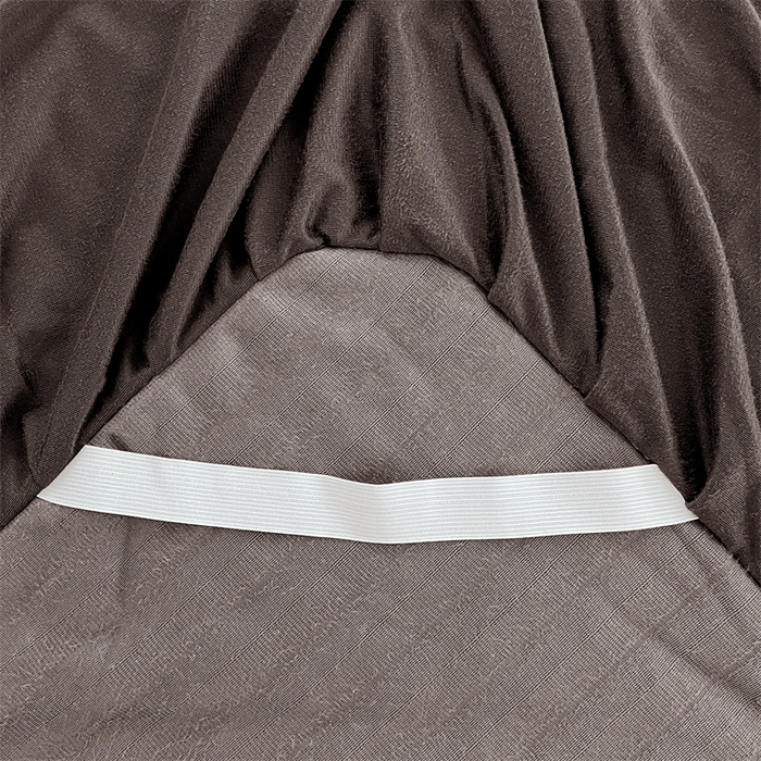 91家纺网 家纺一手货源 找家纺 圣比熊 2025新款法莱绒床裙法兰绒床垫保护罩牛奶绒兔毛绒床垫床单罩-抽条 法莱绒抽条-咖啡色