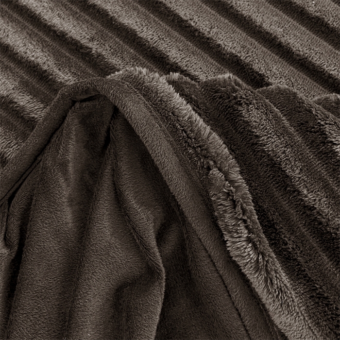 91家纺网 家纺一手货源 找家纺 梦舒羽 2025新款法莱绒床裙法兰绒床垫保护罩牛奶绒兔毛绒床垫床单罩-抽条 法莱绒抽条-咖啡色