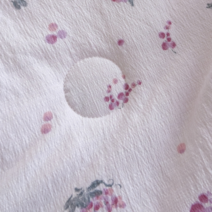 91家纺网 家纺一手货源 找家纺 澜妃 2025新款云感双层纱抗菌贝壳边夏被夏凉被空调被 贝壳边-葡萄七分甜