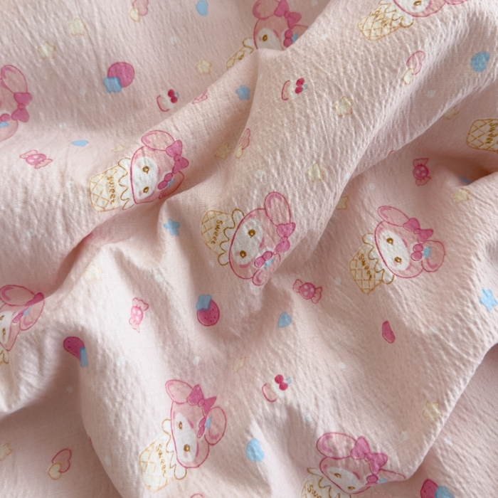 91家纺网 家纺一手货源 找家纺 澜妃 2025新款云感双层纱抗菌贝壳边夏被夏凉被空调被 贝壳边-小美冰激凌