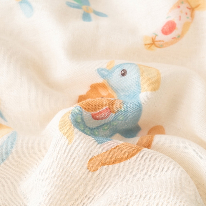 91家纺网 家纺一手货源 找家纺 嗨生活 2025新款全棉双层纱豆豆被儿童被春秋被冬被幼儿园被子系列 玩具屋