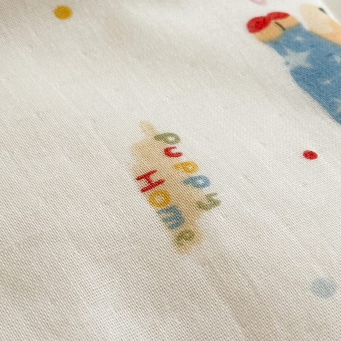 91家纺网 家纺一手货源 找家纺 嗨生活 2025新款全棉双层纱豆豆被儿童被春秋被冬被幼儿园被子系列 幸福女孩