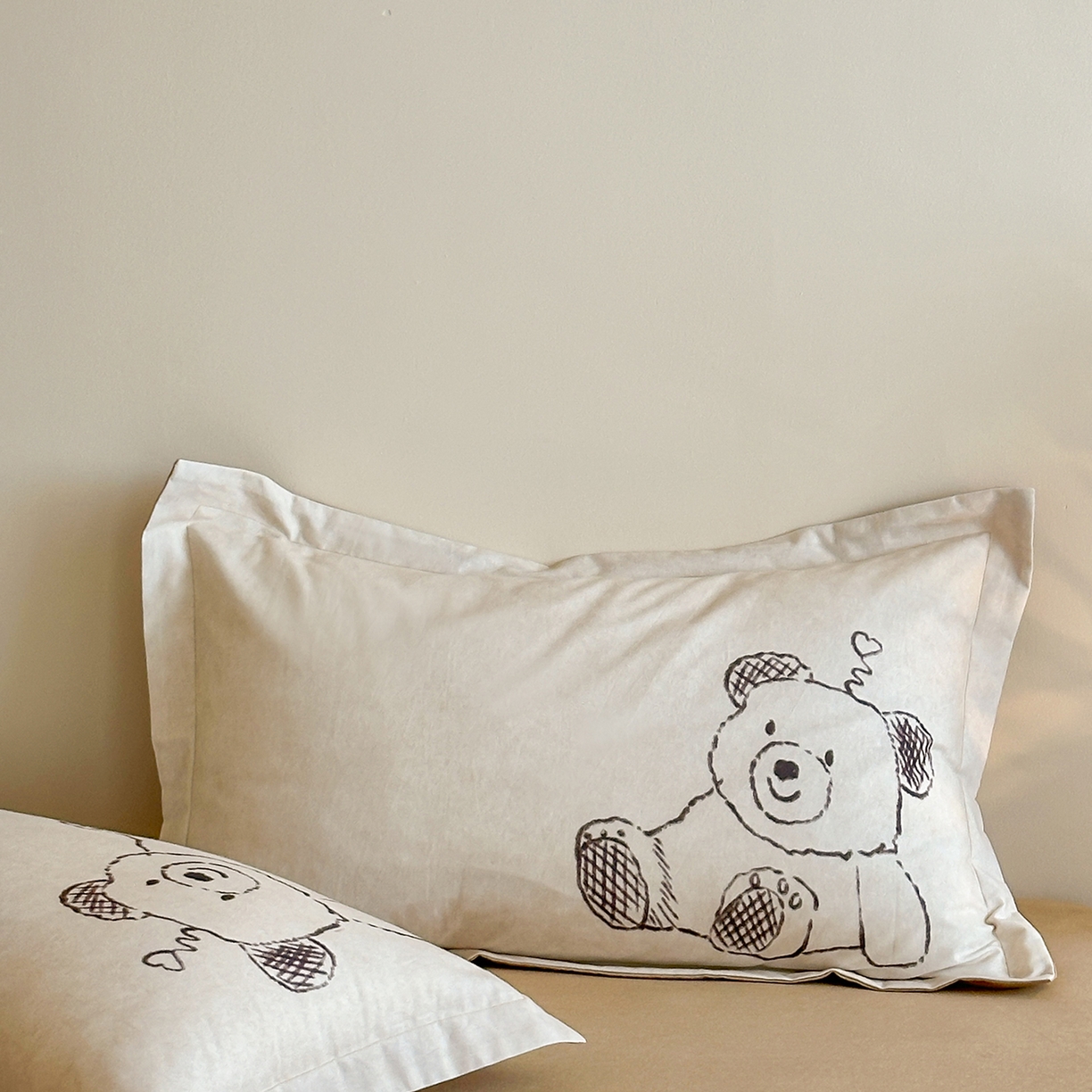 91家纺网 家纺一手货源 找家纺 （总）时年家纺 2025新款全棉磨毛大版卡通印花系列套件