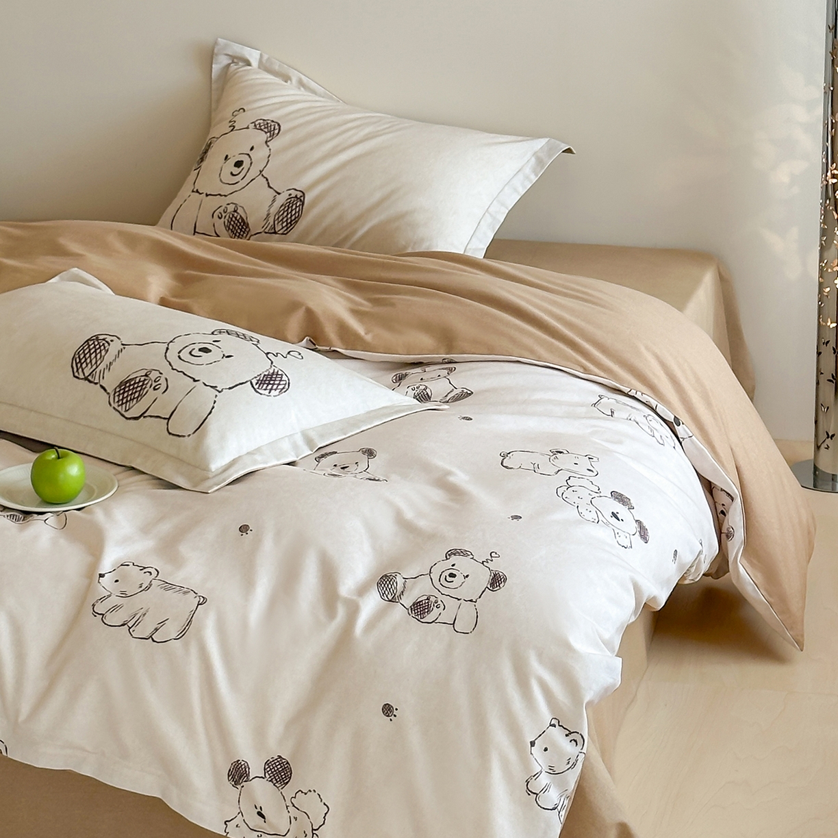 91家纺网 家纺一手货源 找家纺 （总）时年家纺 2025新款全棉磨毛大版卡通印花系列套件