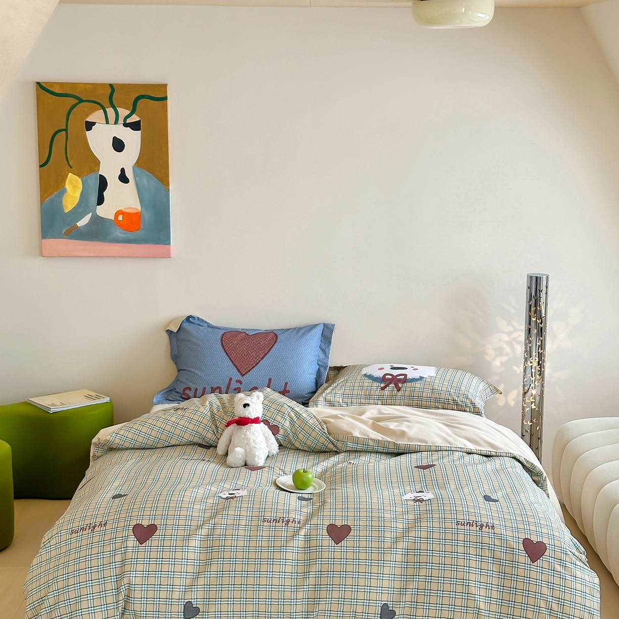 91家纺网 家纺一手货源 找家纺 （总）时年家纺 2025新款全棉磨毛大版卡通印花系列套件