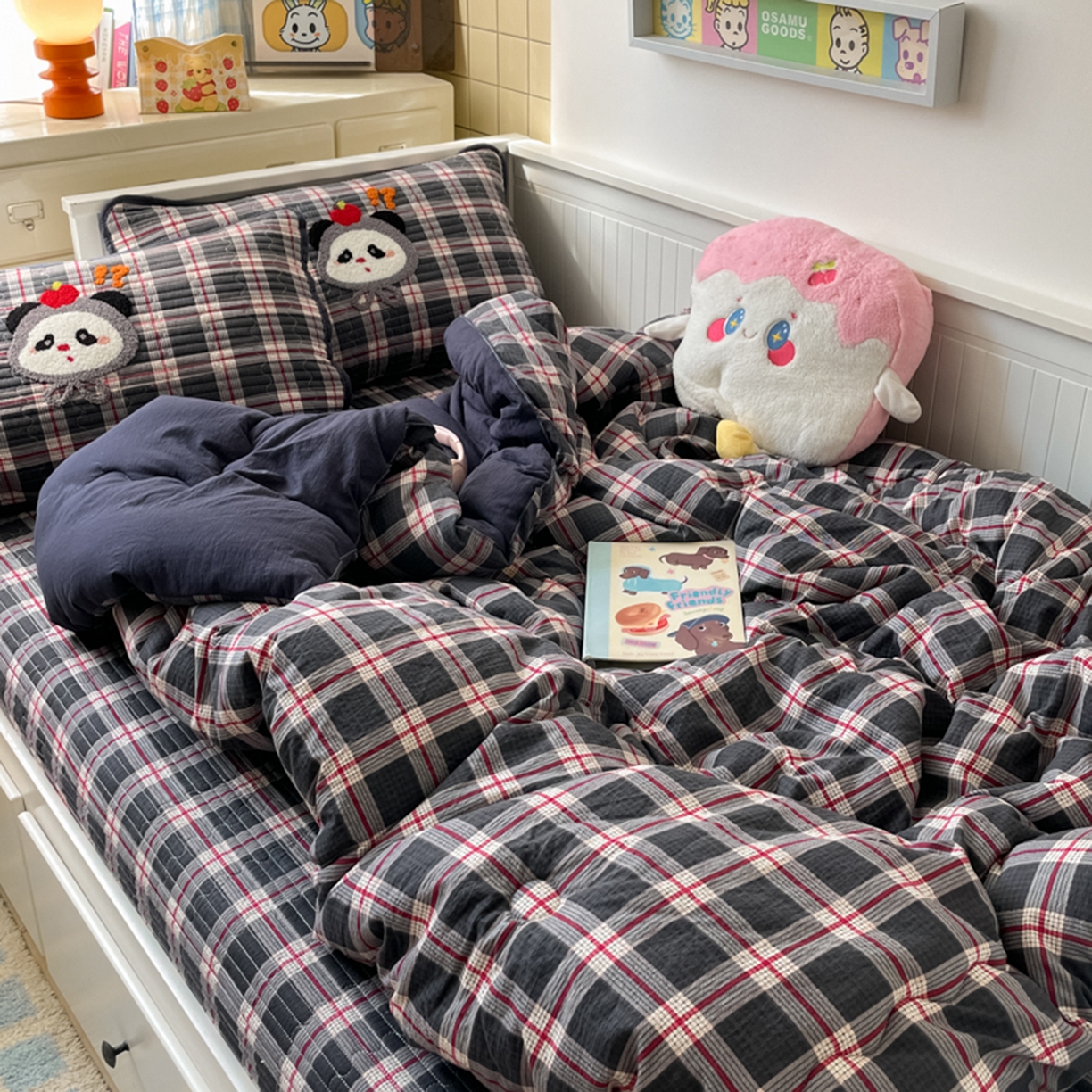 91家纺网 家纺一手货源 找家纺 （总）云玲时尚 2025新款云感毛巾绣懒人冬季一体春秋冬被子被芯