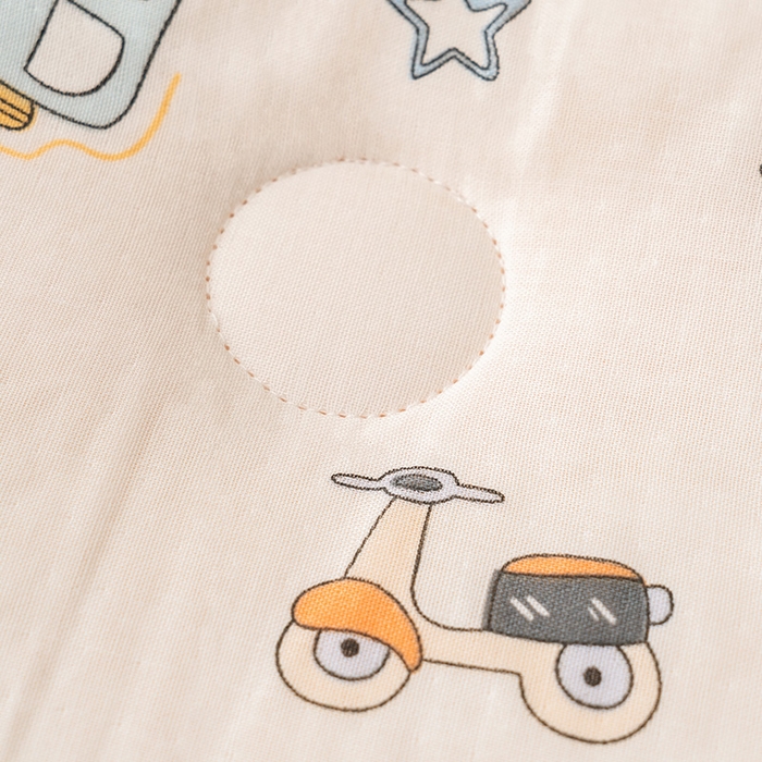 91家纺网 家纺一手货源 找家纺 嗨生活 2025新款全棉双层纱豆豆被儿童被春秋被冬被幼儿园被子系列 汽车乐园