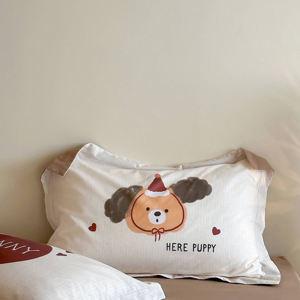 91家纺网 家纺一手货源 找家纺 时年家纺 2025新款全棉磨毛大版卡通印花系列套件 萌宝