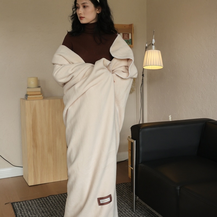 91家纺网 家纺一手货源 找家纺 法芙娜家纺 2025新款简约纯色仿羊绒毯【1m券后价格不得低于88元 1.5m券后价格不得低于148元 2m券后价格不得低于168元】 羊脂白