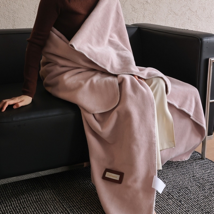 91家纺网 家纺一手货源 找家纺 法芙娜家纺 2025新款简约纯色仿羊绒毯【1m券后价格不得低于88元 1.5m券后价格不得低于148元 2m券后价格不得低于168元】 暮山紫