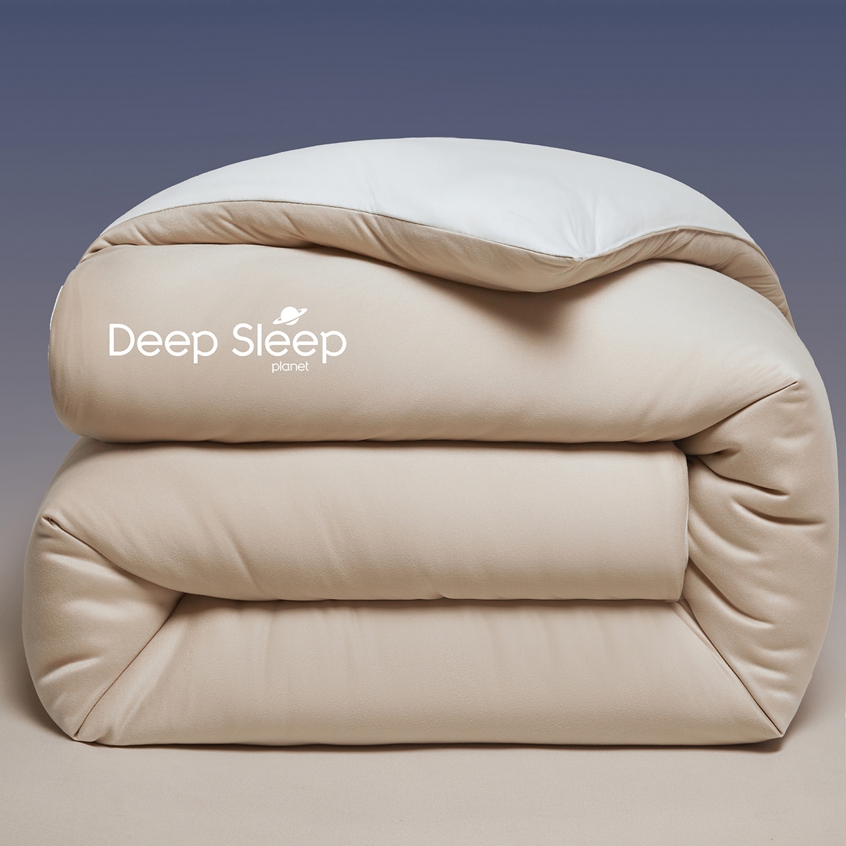 91家纺网 家纺一手货源 找家纺 云玲时尚 2025新款深睡星球针织棉控温被pro被子被芯 杏仁咖