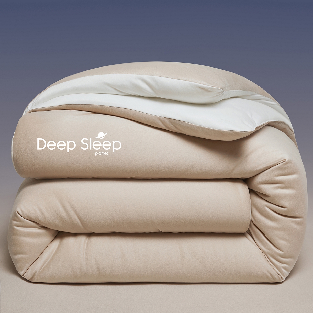 91家纺网 家纺一手货源 找家纺 云玲时尚 2025新款深睡星球针织棉控温被pro被子被芯 杏仁咖