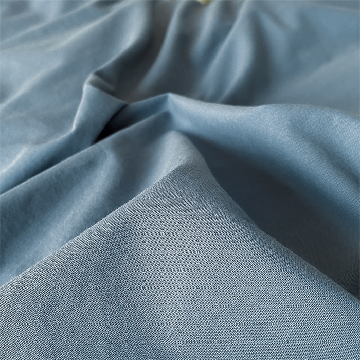 91家纺网 家纺一手货源 找家纺 （总）澜妃 2025新款13372纯色双拼全棉纯棉四件套