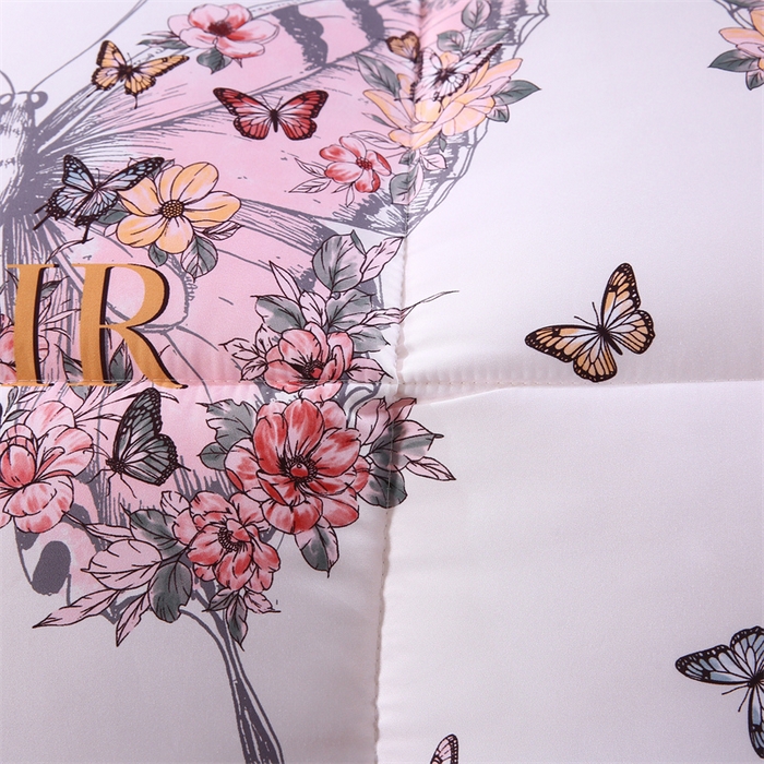 91家纺网 家纺一手货源 找家纺 （总）好老表被业 2025新款印花羽丝绒冬被春秋被子蓄能发热暖绒棉太空被芯单双人加厚