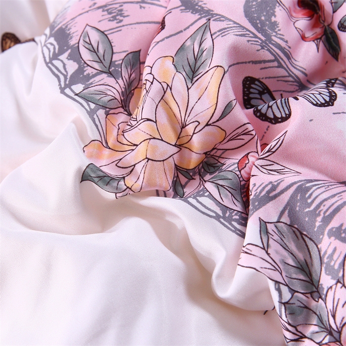 91家纺网 家纺一手货源 找家纺 （总）好老表被业 2025新款印花羽丝绒冬被春秋被子蓄能发热暖绒棉太空被芯单双人加厚