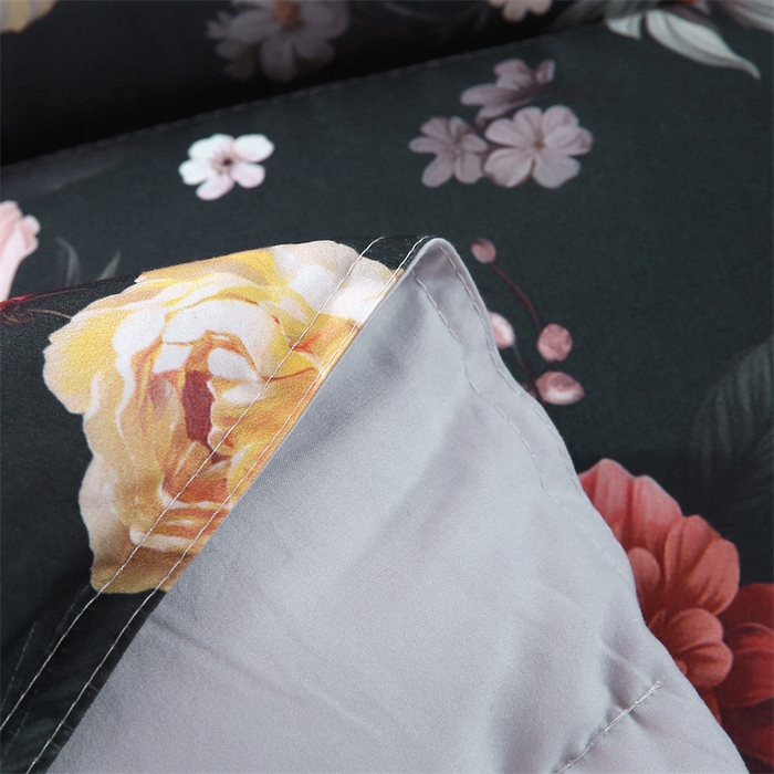 91家纺网 家纺一手货源 找家纺 好老表被业 2025新款印花羽丝绒冬被被子被芯 暗夜繁花