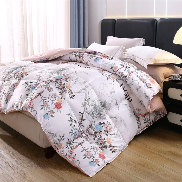 好老表被业 2025新款印花羽丝绒冬被被子被芯 枝漾花庭