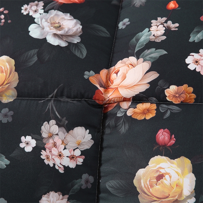 91家纺网 家纺一手货源 找家纺 好老表被业 2025新款印花羽丝绒冬被被子被芯 暗夜繁花